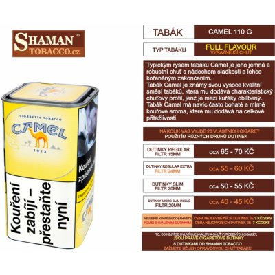 Camel cigaretový tabák 5 x 110 g – Zboží Mobilmania