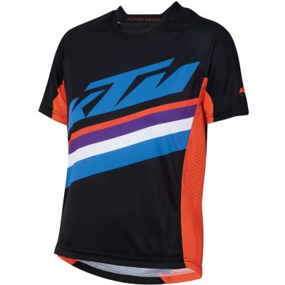 KTM Factory Enduro Youth black/orange/blue Černá