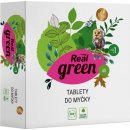 Real Green Clean bezfosfátové tablety do myčky All in 1 40 ks