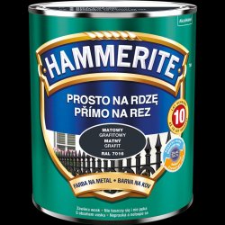 Akzo Nobel Hammerite na rez 0,7L matný tmavě šedý