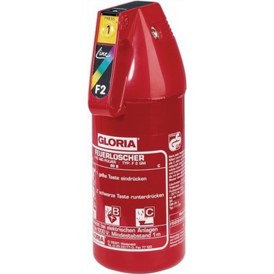 Gloria Automobilový práškový hasicí přístroj 2 kg s A 13 A 89 B C – Zbozi.Blesk.cz