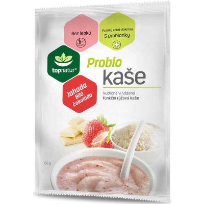 Probio kaše Jahoda a bílá čokoláda 60 g – Zboží Dáma