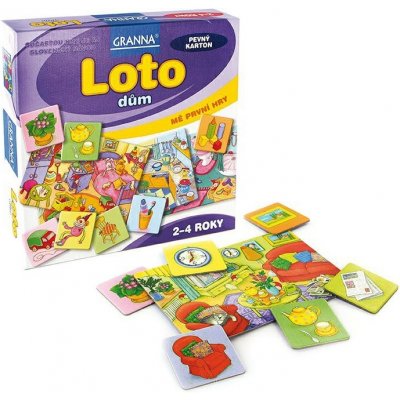 Granna Loto Dům Mé první hry 2-4 roky – Zboží Mobilmania