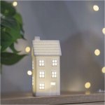EMOS LED keramický domeček 16 cm 1x CR2032 vnitřní teplá bílá časovač – Hledejceny.cz