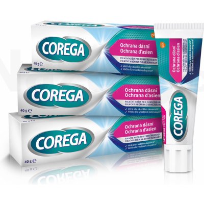 Corega Extra Strong ochrana dásní 3x 40 g – Hledejceny.cz