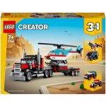 LEGO® Creator 31146 Náklaďák s plošinou a vrtulníkem – Zboží Živě