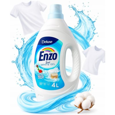Enzo Deluxe White gel na praní 2v1 4 l – Zbozi.Blesk.cz