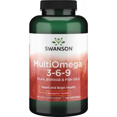 Swanson MultiOmega 3-6-9 120 softgel kapslí – Hledejceny.cz