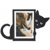 Klasický fotorámeček Balvi, Fotorámeček Hidden Cat 27704 | Černá