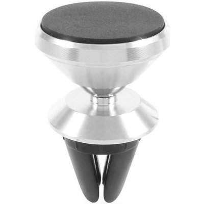 AppleMix Držák magnetický 360° otočný na ventilační mřížku auta pro Apple iPhone - stříbrný – Sleviste.cz