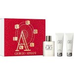 Giorgio Armani Acqua Di Gio Pour Homme EDT 100 ml + sprchový gel 75 ml + balzám po holení 75 ml dárková sada – Zboží Mobilmania