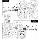 Pádové protektory rámu PUIG R19 20353N – Sleviste.cz