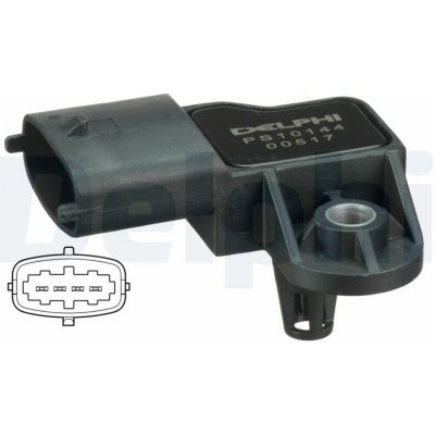 Senzor tlaku sacího potrubí DELPHI PS10144 | Zboží Auto
