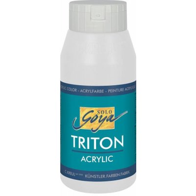 Akrylová barva Goya TRITON 750ml bílá