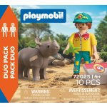 PLAYMOBIL 72025 Ošetřovatel s nosorožcem – Hledejceny.cz