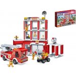 Edukie hasičská stanice a auto 508 ks – Zboží Mobilmania