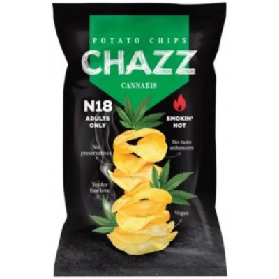 CHAZZ CHIPS S PŘÍCHUTÍ KONOPÍ A JALAPENO LIT 90 g – Hledejceny.cz