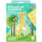 Tiger Tribe Sticker by Numbers samolepkové puzzle animals – Hledejceny.cz