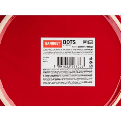 Banquet DOTS 18,6 cm – Zboží Mobilmania