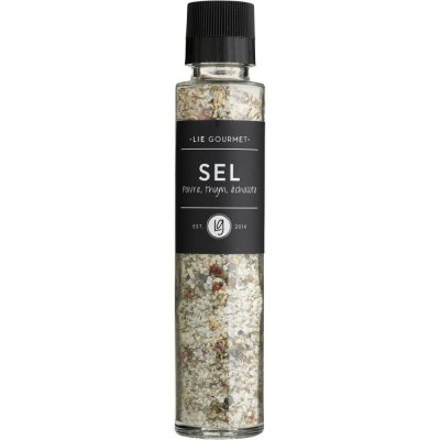 Lie Gourmet Sůl s pepřem tymiánem a šalotkou 190 g