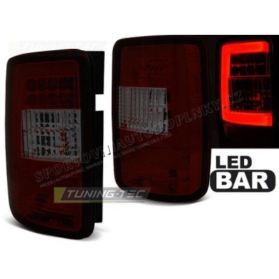 VW Caddy 2003-03.14 zadní lampy red smoke LED bar – Hledejceny.cz