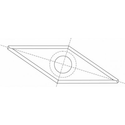 Kosočtvercová žiletka - 27x10x2,5 HW, IGM, RSS-CB4 – Zboží Dáma