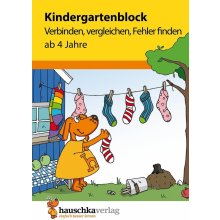 Kindergartenblock - Verbinden, vergleichen, Fehler finden ab 4 Jahre Bayerl LindaPaperback
