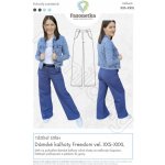 Tištěný střih na dámské kalhoty Freedom | XXS-XXXL – Sleviste.cz