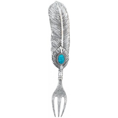 Wandy Hookah The Feather Fork 18,5 cm Stříbrná – Zboží Mobilmania