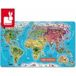Janod magnetická mapa světa – Sleviste.cz