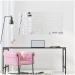 Flexistyle Samolepící dekorace zrcadlová Wall 140 x 70cm Stříbrná – Sleviste.cz