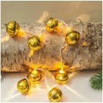 Solight 1V272 LED Vánoční řetěz s rolničkami 10x LED teplá bílá 8 m – Hledejceny.cz