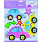 NELLYS NELLYS Ná dekorace na stěnu 70x100 cm - Princezna - Decor Room Dětské prostorové samolepky na zeď - auta – Hledejceny.cz