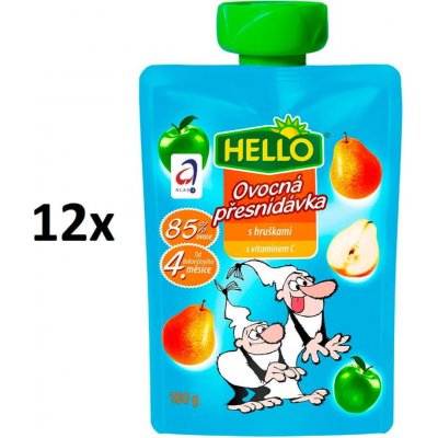 HELLO s hruškami 12 x 100 g – Sleviste.cz