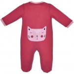 Winkiki Kids Wear Dívčí dupačky Cat fuchsie – Zboží Dáma