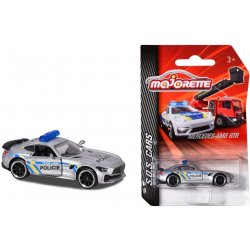 Majorette Auto policejní 7,5cm Mercedes AMG GTR kovové CZ