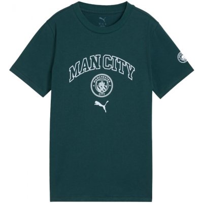 Puma dětské tričko MANCHESTER CITY FtblCulture green – Zboží Mobilmania