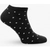 Rox Happy Spotie bavlněné kotníkové ponožky černá