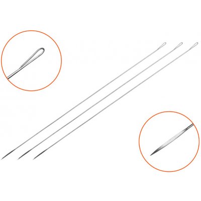 Delphin Prošívací Jehla Fishy 18cm 3 ks – Zboží Dáma