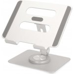 NEDIS stojan na tablet/ univerzální/ Full Motion/ natočení 360 °/ hliník/ stříbrný – Sleviste.cz