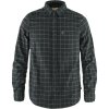 Pánská Košile Fjällräven Övik flannel shirt dark grey