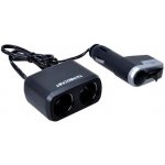 Jacky Auto Sport Rozdvojka zásuvky s kabeláží na 12V s USB - Twinsocket WF-0097 – Zbozi.Blesk.cz