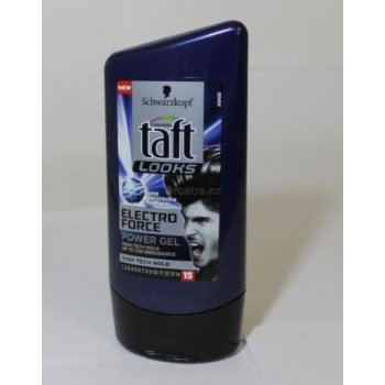 Taft Looks Electro Force Power Gel stylingový gel pro nejsilnější fixaci 150 ml