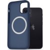 AlzaGuard Silicone Case Compatible with Magsafe iPhone 12 Mini modré