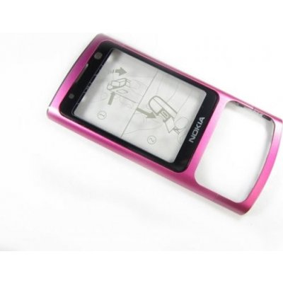 Kryt Nokia 6700 Slide přední růžový – Zboží Mobilmania