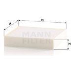 Filtr, vzduch v interiéru MANN-FILTER CU 1830 – Hledejceny.cz