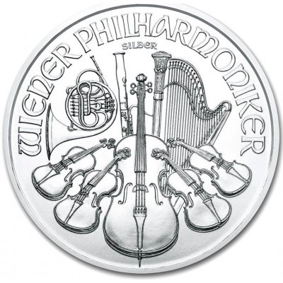 Münze Österreich Wiener Philharmoniker stříbrná rakouská mince 1 Oz