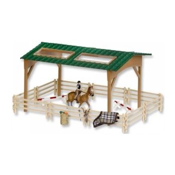 Schleich Set jezdecký areál s koněm a příslušenstvím