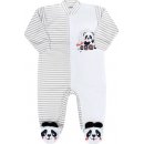 Kojenecký overal New Baby Panda šedá