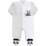 Kojenecký overal New Baby Panda šedá – Zboží Mobilmania